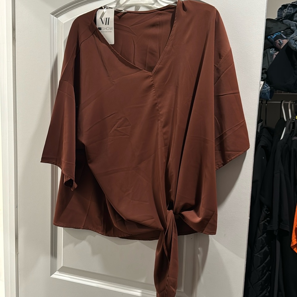 Brown top